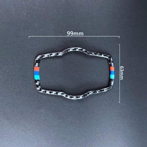 Carbon Fiber Car Head-light Lamp Switch Button Frame Trim Refit Sticker Cover for BMW 3 Series E90 E92 E93 2005-2012 B