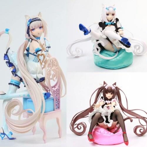 Japanese Anime Native NEKOPARA Soleil opened Nekopara Vanilla PVC Action Figure Toy Anime figures Collectible Model Doll Gift
