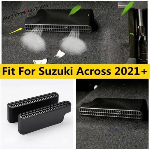 Yimaautotrims Car Air Vent Cover Under Seat Air Conditioner Duct Outlet Cover Trim Plastic Accessories For Suzuki Across 2021