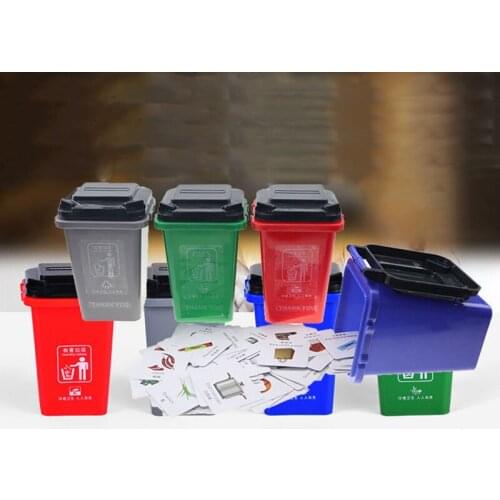 Environmental Protection Children Trash Classification Game Props Early Child Education Training Trash Baby Intelligence Toys