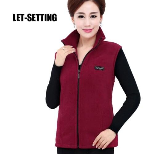 Female vest middle-aged mother loaded autumn vest waistcoat large size vest