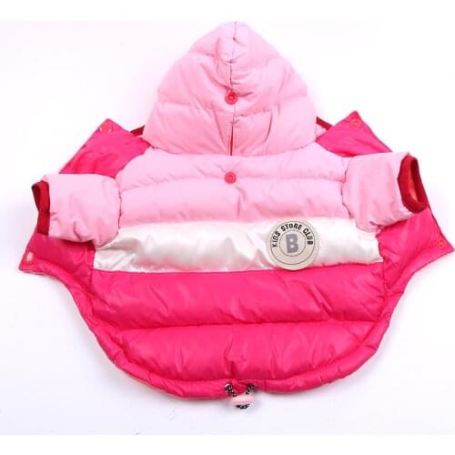 Winter Dog Clothes Dog Cat Warm Coat Jacket Waterproof Splice Pet Puppy Winter Hoodie Outfit 6 Colours 8 Sizes 6 Colours