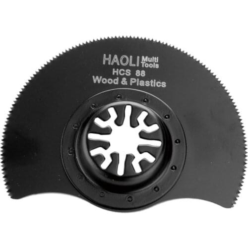 10Pcs/set 88mm HCS Oscillating Multi Tool Saw Blades for Plastic Wood Cutting Woodworking Cutter for Power Tools