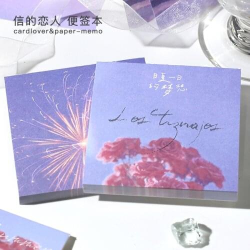 20sets/lot Memo Pads Sticky Notes Midsummer Nights Dream Series Scrapbooking Stickers Office School stationery Notepad