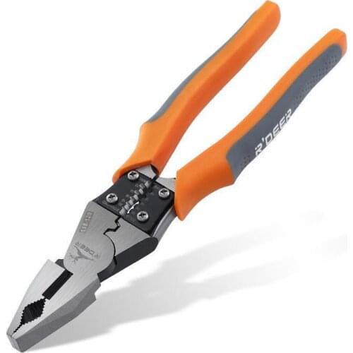 4 in 1 Electrician Pliers Crimping Tool 9in Wire Stripper Cable Cutter Combination Pliers Multifunctional Cutting Tools