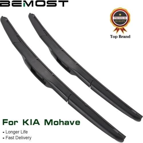 BEMOST Car Windshield Wiper Blades Natural Rubber For KIA Mohave 24"+20",2009 2010 2011 2012 2013 2014 2015 2016 Fit U Hook Arm