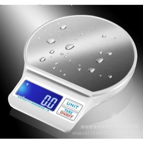 Digital kitchen weighing scale, 5kg/1g USB rechargeable
