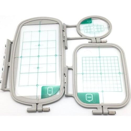 3PCS Embroidery Hoop Frame Set for Brother SE350 SE400 LB6770 LB6800 SE270D HE120 HE240 3in1-A Sewing Machine tools yj282