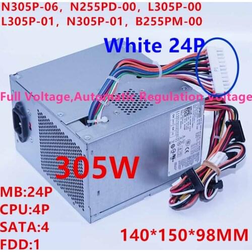 New PSU For Dell 745 330 755 360 380 5150 5100 305W Power Supply N305P-06 N255PD-00 L305P-00 L305P-01 N305P-01 NH493 H305P-01