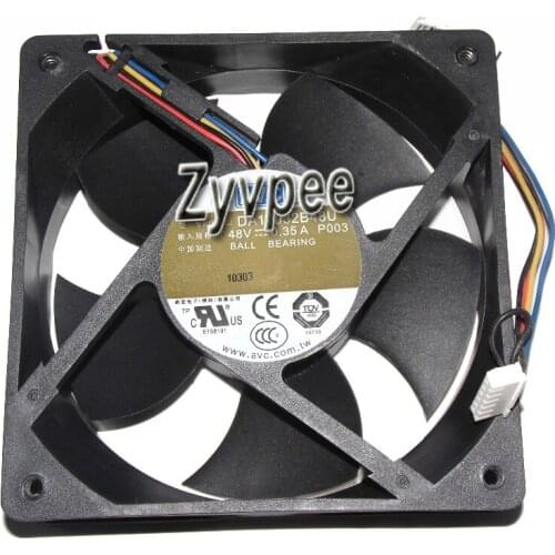 NEW 12cm 120*32mm DA12032B48U P003 48V 0.35A 4 wires 6pins case fan