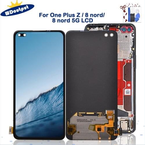 Original LCD Replacement For OnePlus Nord LCD Display Touch Screen Digitizer Assembly For OnePlus 8 NORD 5G / OnePlus Z AC2001