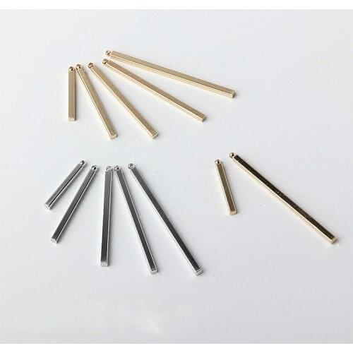 Manual of South Koreas Diy accessories suspensibility stick pendant earrings earrings material tassel square rods