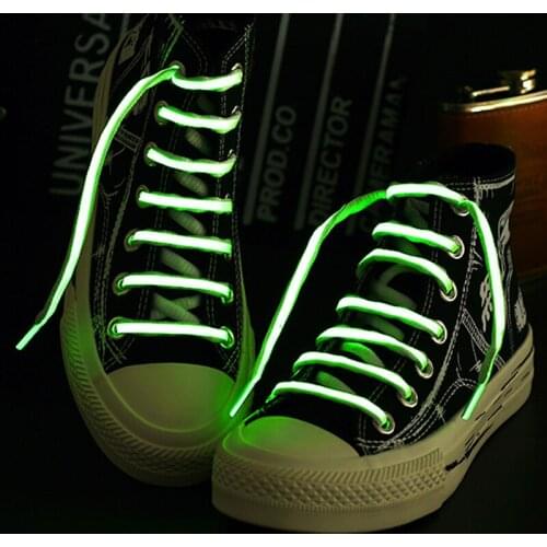 Adult Children Shoe Laces NightGlow Luminous Shoelaces Glow In The Dark Night Color Fluorescent Shoelace Sports Canvas Shoelaces