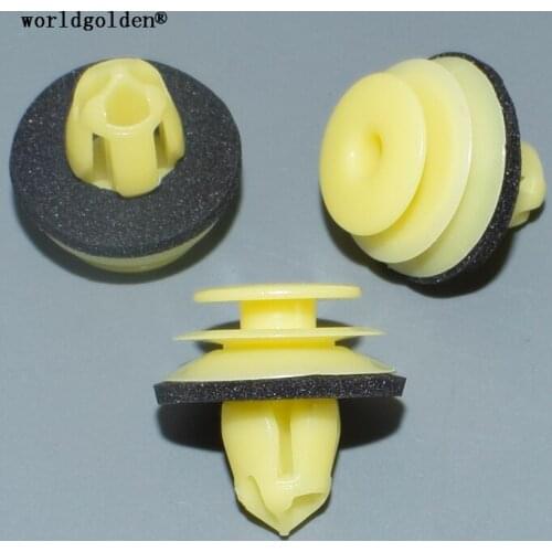 Worldgolden 100pcs auto fasteners Door Trim Panel Retaining Clip for Honda#91560-TX4-A01(91560TX4A01)