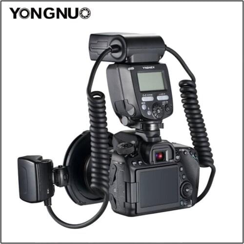 Yongnuo YN24-EX YN24EX ETTL Macro-photo Flash Speedlite for Canon with Double Head Flash-light for Canon EOS 5DIII 7DII 80D 750D