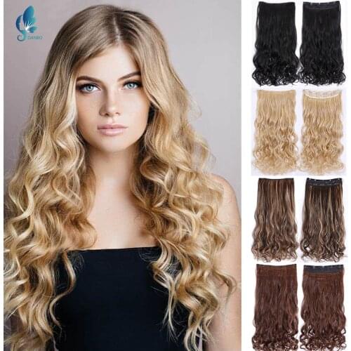 Wig Women Long Curly Hair Big Wave Natural Long Hair Extension Straight Hair A Piece of Net Seamless Wig Piece