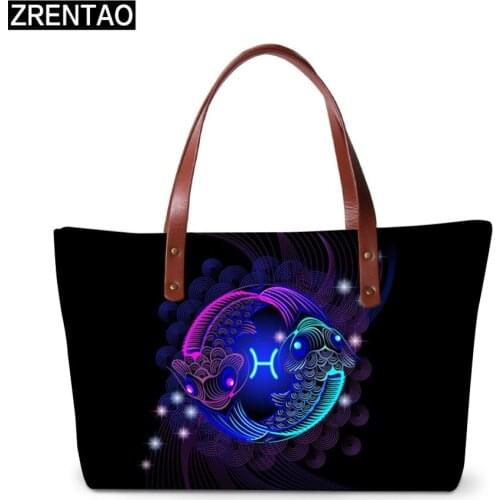 ZRENTAO Women's Bags With Print
