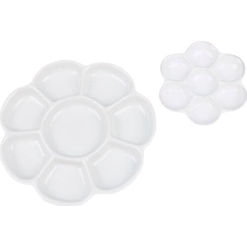 1pc ceramic artist art supplies pigment tray watercolor gouache palette