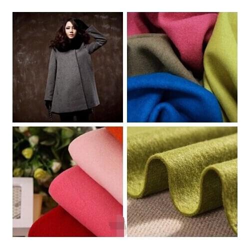 148cm width multicolor knitted cashmere coat fabric / woolen fabrics / wool felt / high quality suits garment fabic material