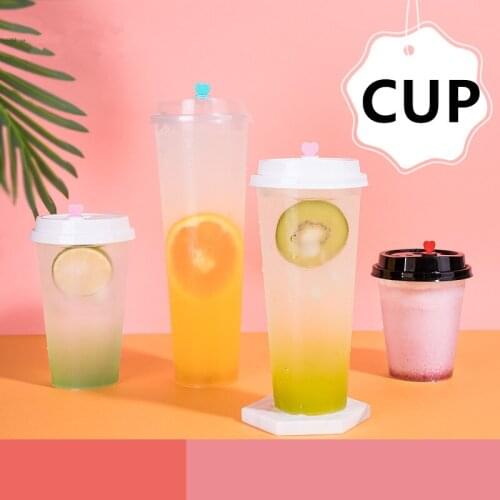 50pcs 90 caliber disposable injection cup transparent thick plastic cups birthday party favor juice drink cup with lid