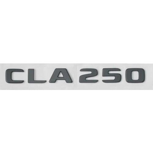 Black Trunk Letters Number FOR CLA 250 Emblems Badges for Mercedes Benz CLA250 2017