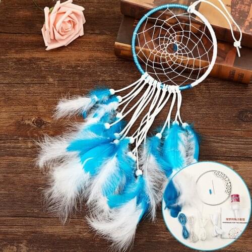DIY Hand Made Material Bag Dream catcher Tomorrow Star Creative Wall Hangings Children Wishing Gifts Improve Hands-on Ability