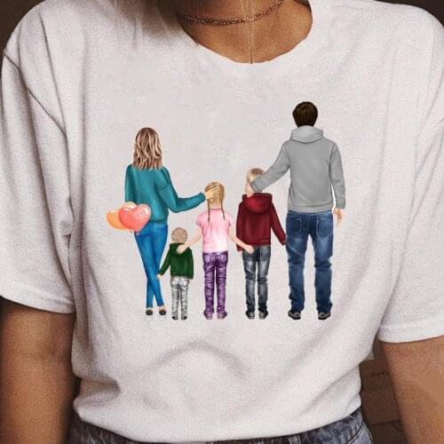 Women Mama Mom Mother Family Cartoon Love Sweet Cute T Top Shirt Ladies Print Female Graphic Fashion Tee Short Sleeve T-Shirts