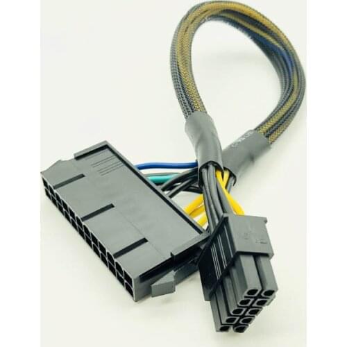 H1111Z Computer Cables ATX 24Pin to 10Pin Power Cable Cord 10pin Adapter Cable 24p to 10p 30cm Envelop Net for Lenovo Computer