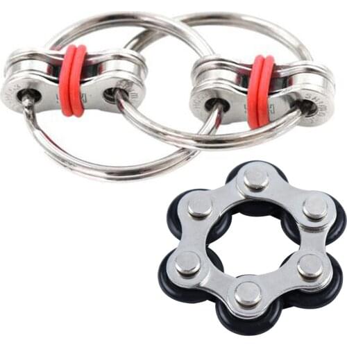 Flippy Chain Fidget Toy Relieves Stress Reducer ADHD Anxiety And Autism For Children Adults Home Office Decompression Toys Gift