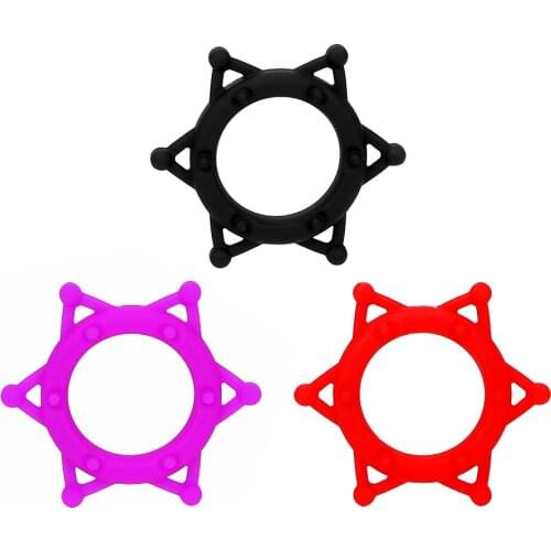 IKOKY Cock Ring Elasticity Sex Toys for Men Dildo Extender Penis Ring Delay Ejaculation Silicone Male Masturbation