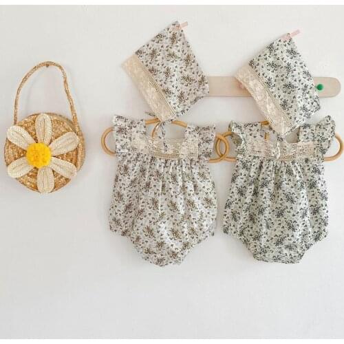 Baby Girls Jumpsuit Backless Newborn Baby Romper Leaf Cotton Princess For Kids Overalls Infant Toddler Clothes Lace Summer 2020