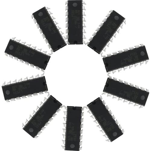 10pcs L293D DIP 16 Pin IC Stepper Motor Drivers Controllers
