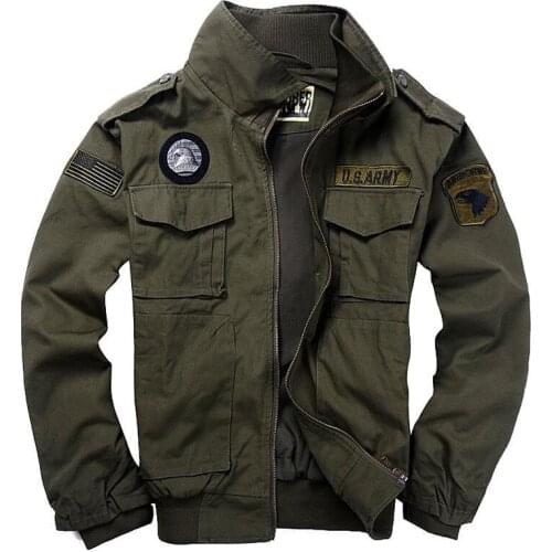 Brand Military Mens Bomber Jacket Coat Autumn Winter Multiple Pockets Thicken Casual Jacket Male Coat Men Parkas 3XL BG1620