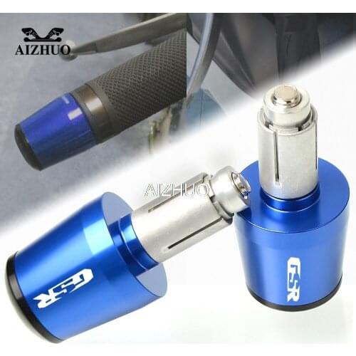 For SUZUKI GSR 400 600 GSR400 GSR600 22mm Motorcycle Hand Bar End Motorbike Handlebar Grips Ends