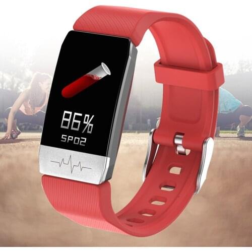 NEW Temperature MeasureMen Women Smart Watch Band With ECG Heart Rate Blood Pressure Monitor Weather Forecast Drinking Remind