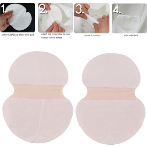 20/60pcs Disposable Sweat Pads Deodorants Underarm Anti Perspiration Sweat Pads Sticker Paste Armpit Absorb Sweat Shield Pad