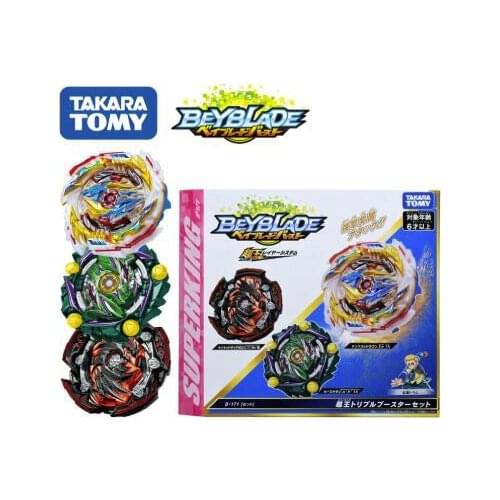 Original Takara Tomy Beyblade Burst SuperKing B-171 Superking Triple Booster Set 172 Booster World Spriggan.U' 2B