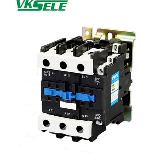 China Manufacture LC1 D80 CJX2 80A 50/60Hz AC magnetic contactor