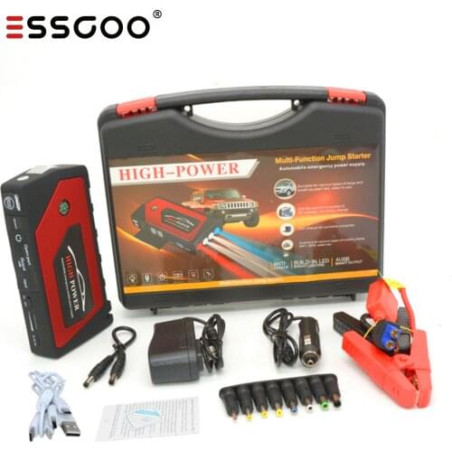 Car Jump Starter Battery Power Bank 69800mAh 12v 600A Portable Emergency Starting Device Petrol Diesel Car Battery Booster