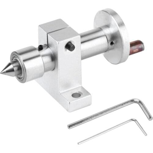 Adjustable Double Bearing Revolving Centre Live Center DIY Mini Woodworking CNC Lathe Machine Tools