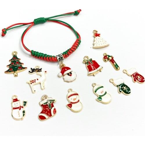 Liberty combination Christmas Hand Woven Bracelet European and American lucky rope holiday gift hand rope