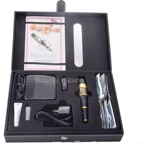 Free Shipping 1pc Dragon Permanent Makeup Pen & 1pc Great Power Supply Permanent Makeup Machine Kit Supply