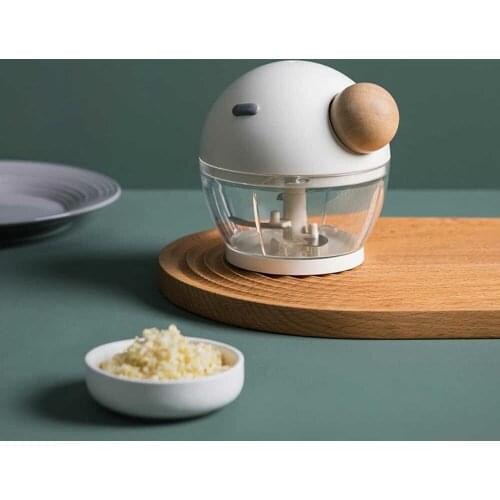 500ML Meat Grinder Manual Pull Stirring Garlic Dumpling Stuffing Artifact for Kitchen Slicing Tool