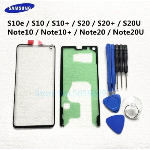 Replacement External Glass For Samsung Galaxy S10 S20 Note 10 20 Plus Ultra S10e LCD Display Touch Screen Front Outer Glass Lens