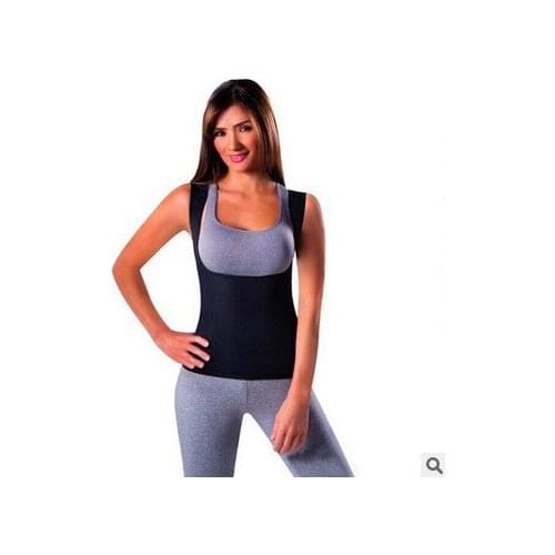 Sports Tank Tops Women Chest Body Shapers Bodybuilding Slimming Belly Abdomen Tummy Fat Burn Posture Corrector Compression Shirt