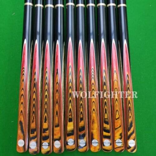 WOLFIGHTER Store O'MIN NEW ARRIVAL 3/4 Snooker Cue Stick 10mm Tip with Snooker Cues Case Set China LinglongYue