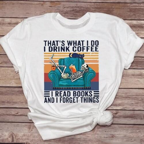 Women T-shirts Striped Funny Skull Cute Fashion Casual Trend 90s Top Lady Tshirt Female Ladies Print Graphic Tee T-Shirt