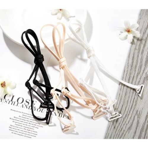 1 Pair Double Shoulder Straps Elastic Underwear Strap Multi Wearing Adjustable интимные аксессуары For Bridal Wedding Party