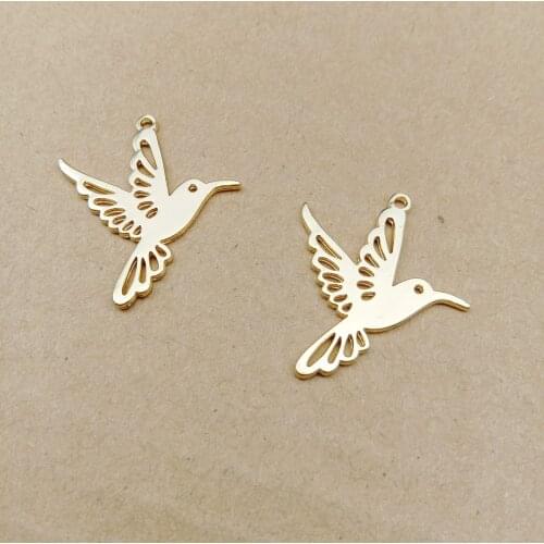 10pcs 25x28mm hummingbird charm for jewelry making and crafting fashion earring pendant bracelet necklace charms