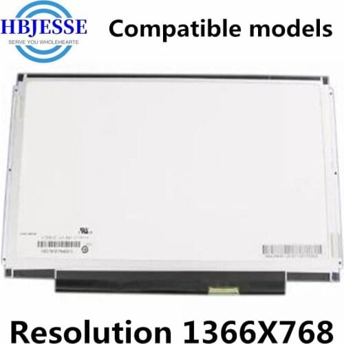 13.3''B133XW03 V.4 V4 B133XW03 V.5 B133XW01 V.0 LP133WH2 TLE1 N133B6-L24 N133BGE-L31 N133BGE-L41 LCD screen 1366*768 LVDS 40pins